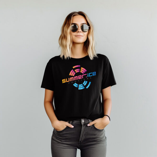 T-Shirt weiss - Summer Ice Festival 2025 (unisex) – Bild 3