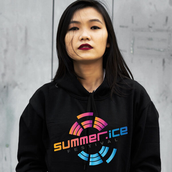 Hoodie farbig - Summer Ice Festival 2025 (unisex) – Bild 2