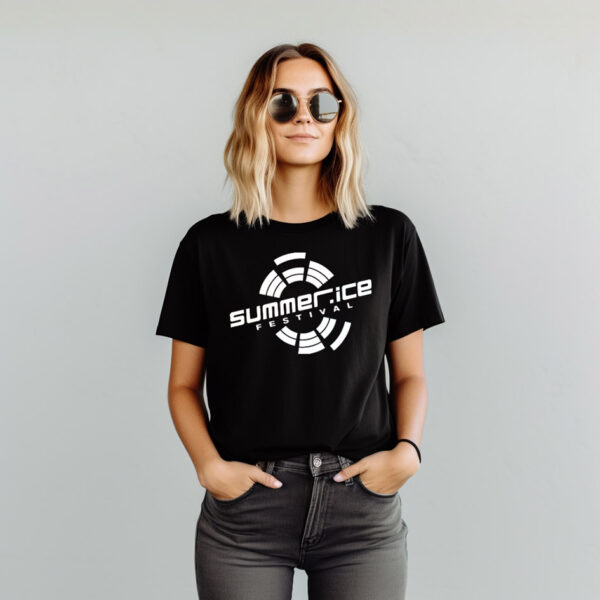 T-Shirt weiss - Summer Ice Festival 2025 (unisex)