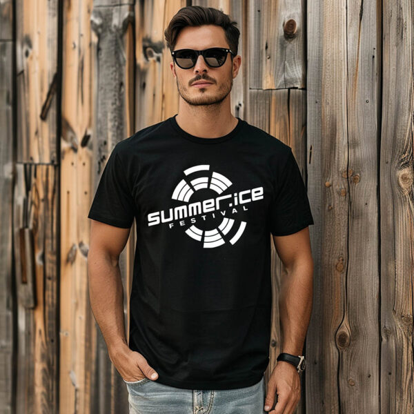 T-Shirt weiss - Summer Ice Festival 2025 (unisex) – Bild 2