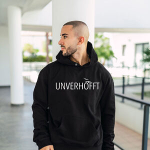 Hoodie weiss - UNVERHOFFT (unisex)