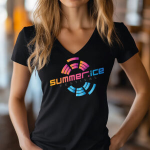 V-Neck Shirt farbig - Summer Ice 2025 (Damen)