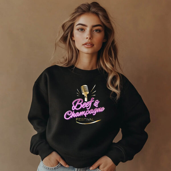 Sweatshirt - Beef & Champagne Festival (unisex) – Bild 2